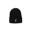 KANGOL Шапка-бини в рубчик из мериносовой шерсти 3663 Черная
