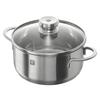 Ensemble de Casseroles - ZWILLING - Twin Nova - Acier Inoxydable - 5 Pièces - Couvercle en Verre