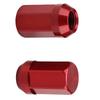 20pcs Lug Nuts M12X1.5 Aluminum Red Wheel Nuts Hex 19mm Closed End Cone Seat Car Accessories