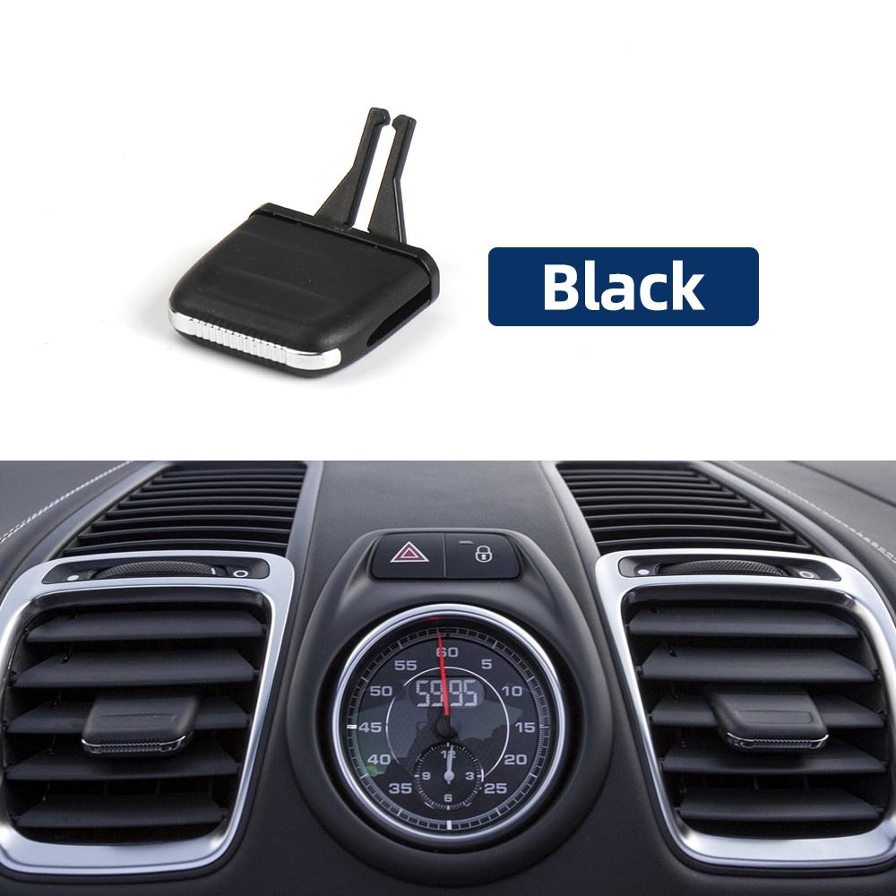 98155214202 Black Car Front Dashboard AC Vent Grille Outlet Tab Clip Slider For Porsche Boxster A/C Air Vent Trim Replacement