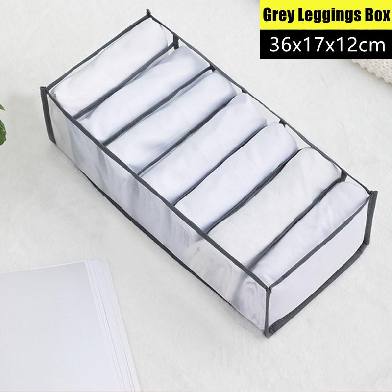 6/7/11 Сетки Джинсы Хранение Ящик Шкаф Гардеробная Одежда Отделение Коробки Ящик Джинсы Носки Разделитель Органайзер Хранение Брюк