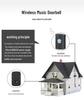 Wireless Doorbell with Long-Range Remote, No Plug-in Needed, One-to-Three Charging, Electric Ringer & Senior Call Button.