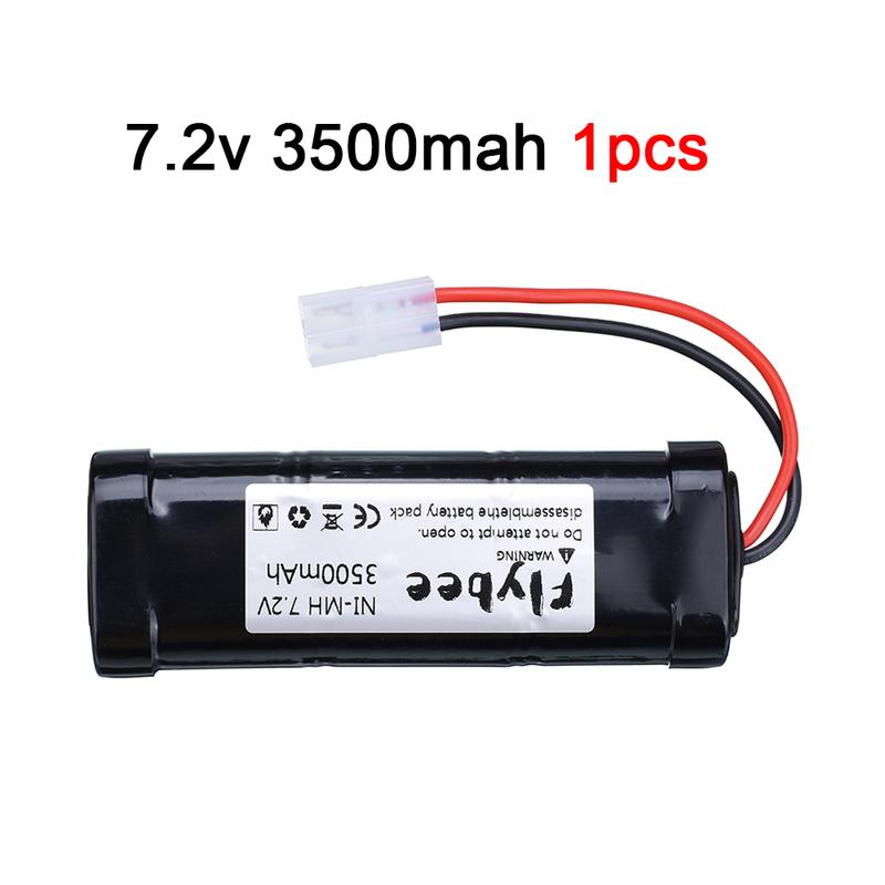 7.2V 3500/5000mAh NiMH Rechargeable RC Toy Battery 7.2V Charger With Tamiya Discharge Connector For RC Racing Cars Boat Aircraft