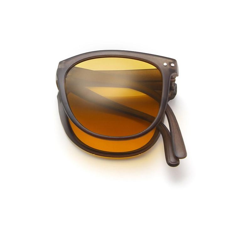 Folded Polarized Sunglasses New Women Fashion Light Sunglasses Small Frame Round Driving Retro Outdoor Glasses UV400