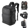 Hakuba Camera Bag Tank Face Gate Backpack 17 AZ Black AMZSGWATKFGBP17 Access from 4 Directions Full Front Opening for Visibility 4977187005172