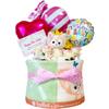 Торт из подгузников KanonBabys для девочки на Baby Shower, День рождения, 1 ярус, Маленький размер - Подарок, Подарок, Ярус, (duf1614)