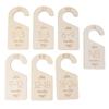 7PCS Set Baby Closet Size Divider Boxwood Dual Sided Toddler Hanger Closet Divider for Room