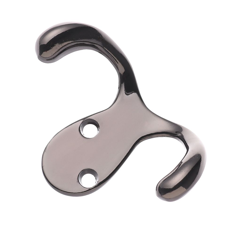 Винтажный Металлический Крючок для Одежды и Мелочей Полированный Настенный Двойной Крючок Вешалка