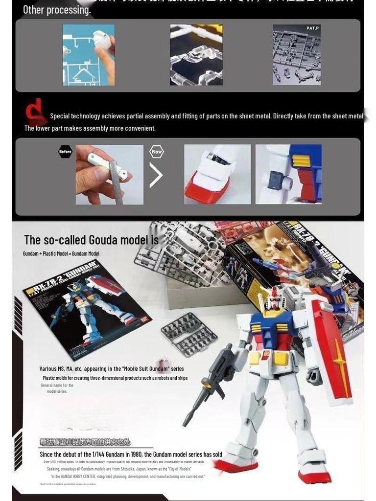 Гандам HG Destiny Strike Freedom Unicorn Красная Рамка Модель Меха Игрушка