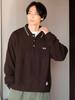 [BEAM'S HEART] L/S Knit [EXCLUSIVE] PENNEY'S FOX One-Point Knit Polo Men's D.BROWN Size S