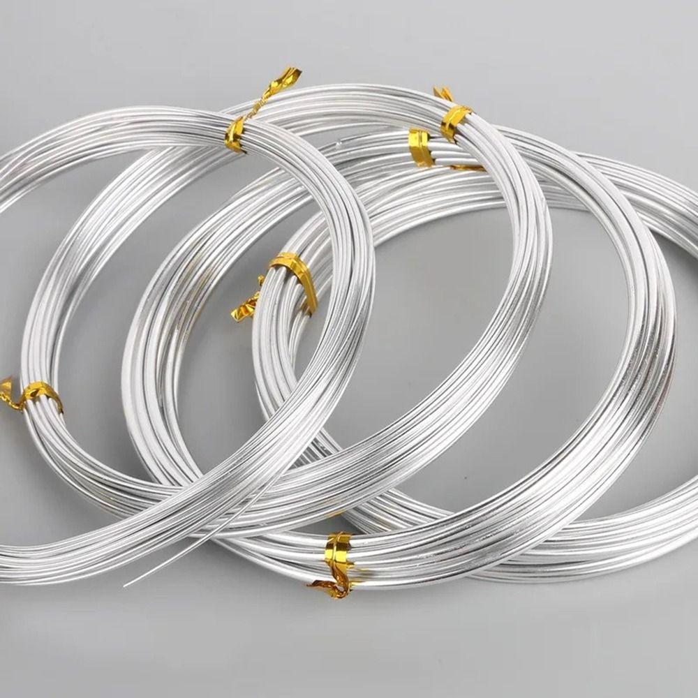 Soft Aluminum Wire 10Meter Metal Wire Rope New Floristry Wire  For Bracelet Necklace