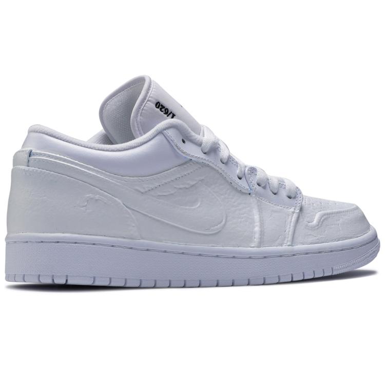 Jordan 1 Низкий Белый-Синий JumpmanLA Эксклюзив 553558-115
