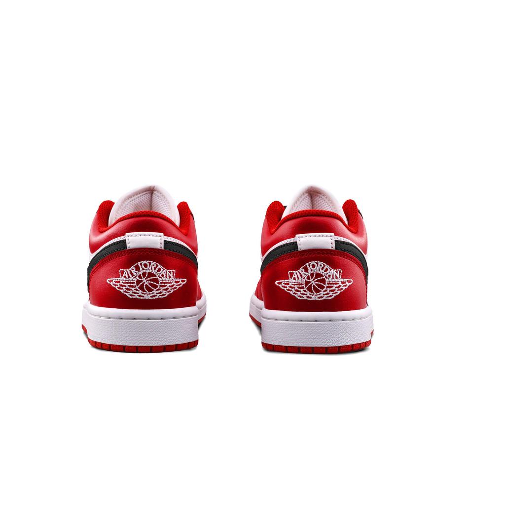 Jordan Air Jordan 1 Bred Toe 1.0 Cushioning, Wear Resistant Low top Vintage Basketball Shoes Unisex Red Black 553558-166(Team766-1.0)
