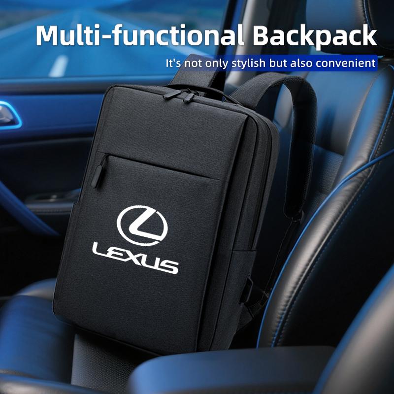 cqrjdx1 Car Men's Shoulder Bag Laptop Pouch Business Backpack Accessories For Lexus UX250h RX450h CT200h RX400h NX300h RX350 RX300 GX47