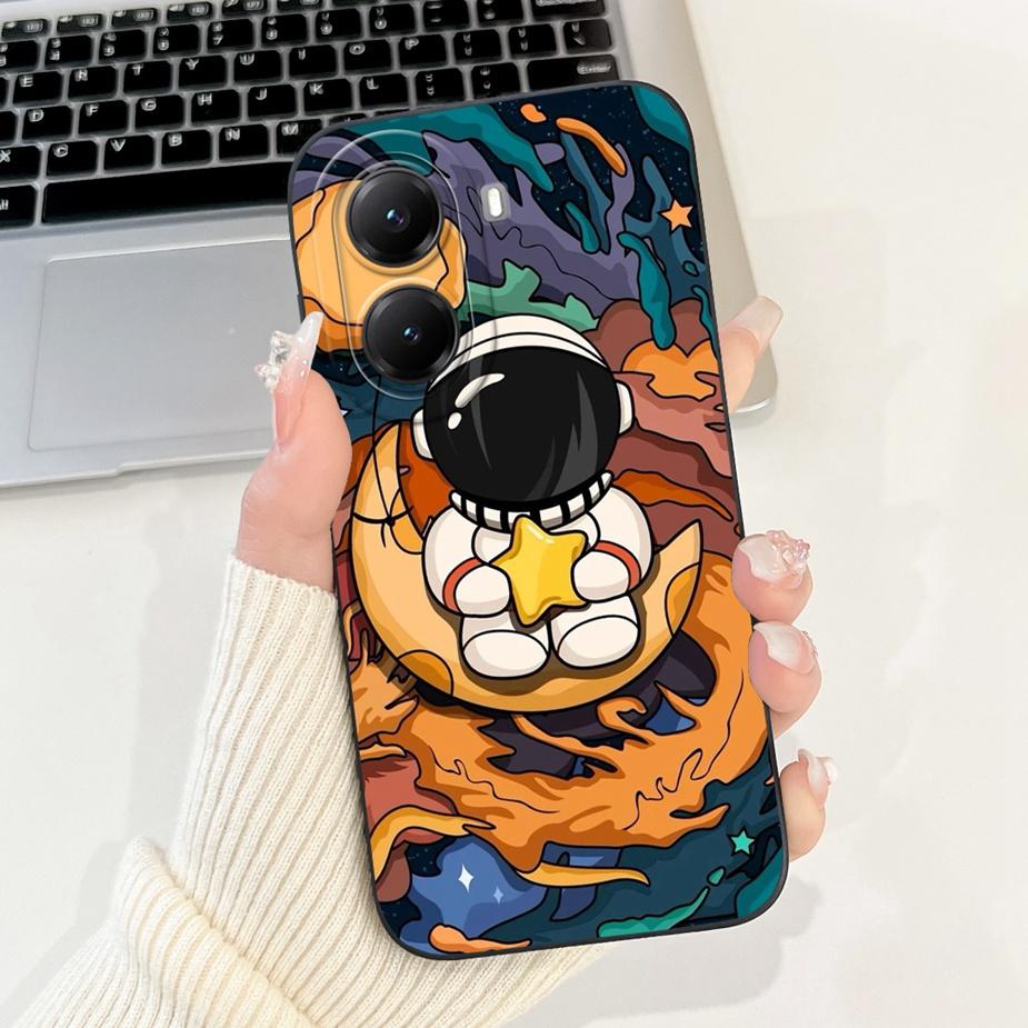 Для Xiaomi Poco X7 Pro 5G Чехол Милый Модный Мультяшный Задняя Крышка Чехол для Телефона Для Xiaomi Poco X7 PocoX7 Pro 5G Мягкий ТПУ Fundas Coque