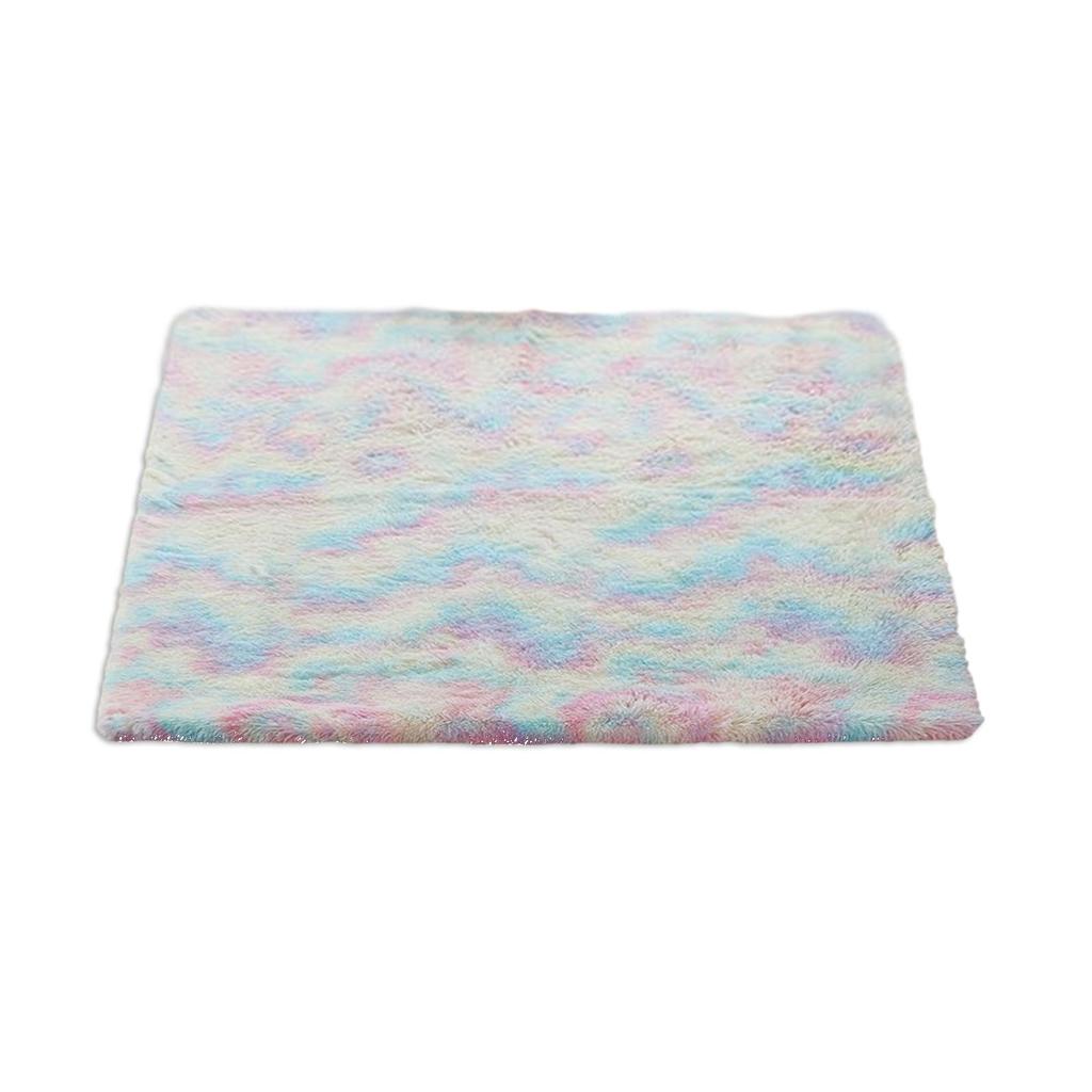 Rainbow Area Rug Fluffy Floor Carpet for Kids Room Home Decor