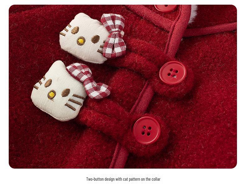 Детская куртка с капюшоном на флисовой подкладке - Стиль Осень/Зима 2025, Густая овечья шерсть, Зимнее пальто для детей.