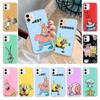 Case for Samsung A04 A14 A23 A34 A54 M23 M33 M52 M53 Realme 10 9 C30S C35 C55 VIVO Y02S Y21 Y51 X80 Pro Transparent Cover SI43 Funny SpongeBob