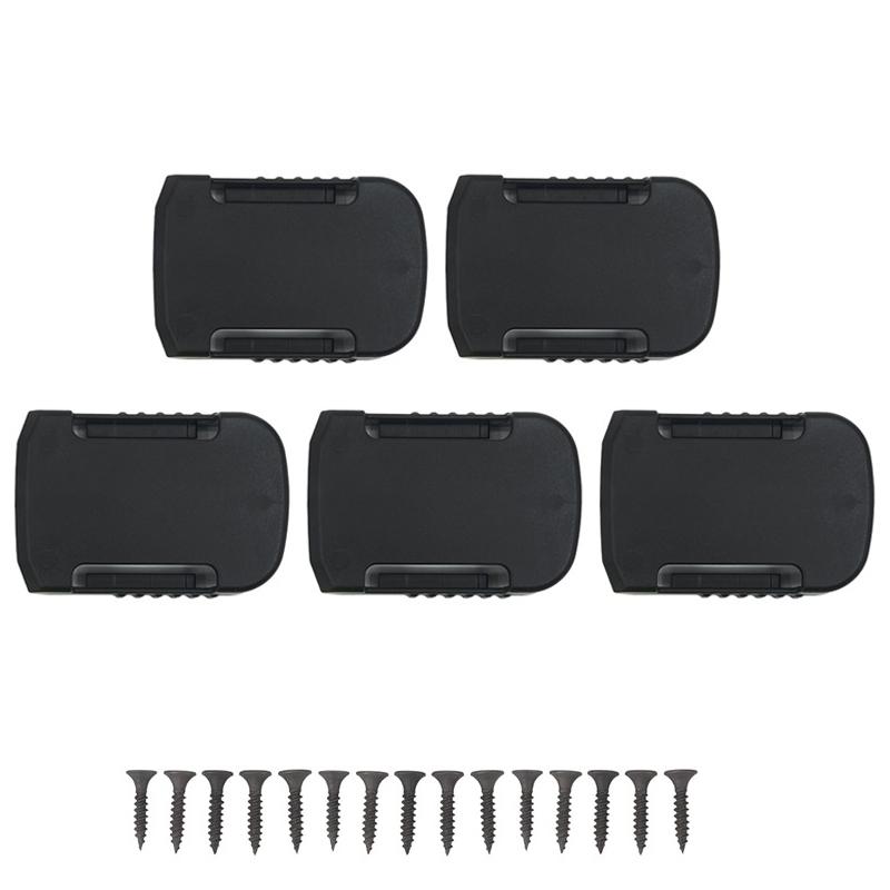 5/10pcs for Worx/kress 20V 5Pin Battery Dock Holder Battery Storage Mounts ,Wall Mount Lithium Battery Dock Storage Rack