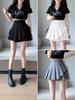 Irregular Mesh Pleated Women's High Waist A-Line Skirt - Summer 2024 Trend