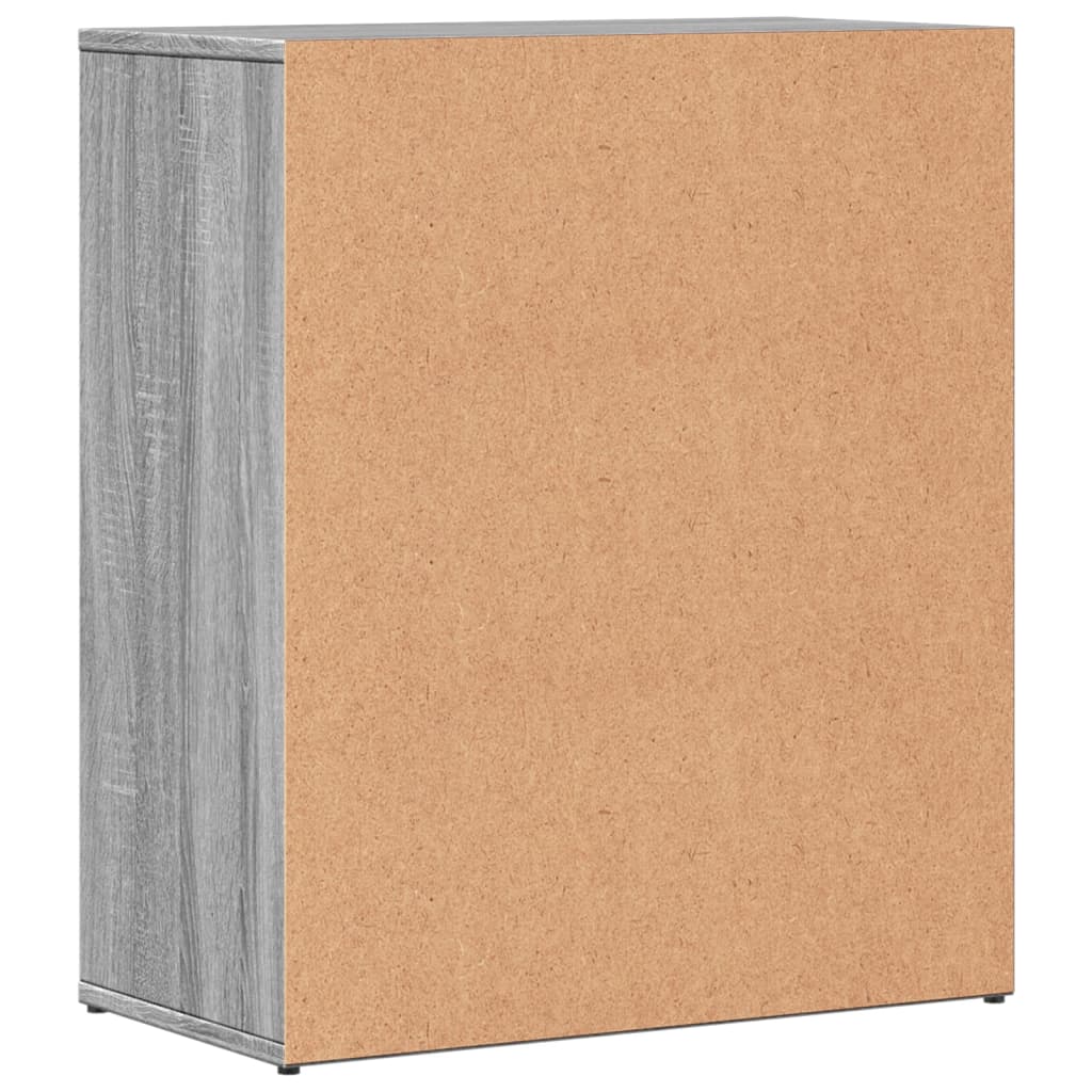 Sideboard Gray Sonoma Oak 60 x 31 x 70 cm Particle Board