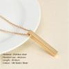 EMANCO Minimalist Square Bar Necklace Women's Stainless Steel Pendant Fashion Gift Wholesale