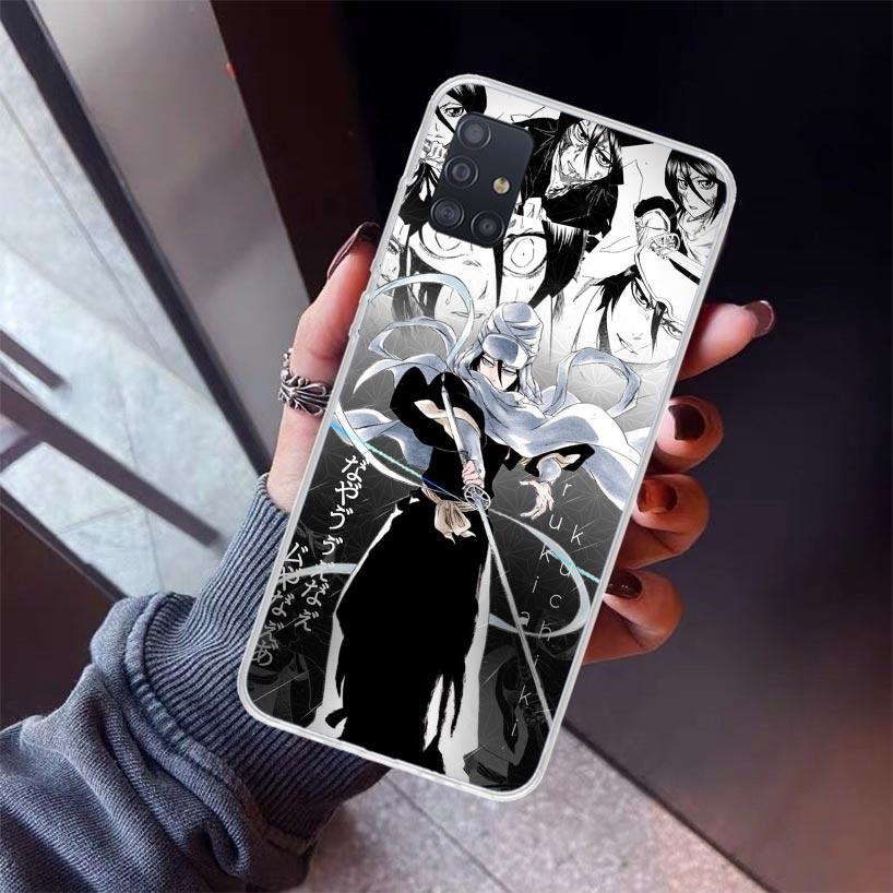 Bleach Kuchiki Rukia Phone Case For Samsung Galaxy A12 A52S A42 A32 A22 A51 A50 Note 20 Ultra 10 S10 Plus A71 A70 A31 A30 A10S G