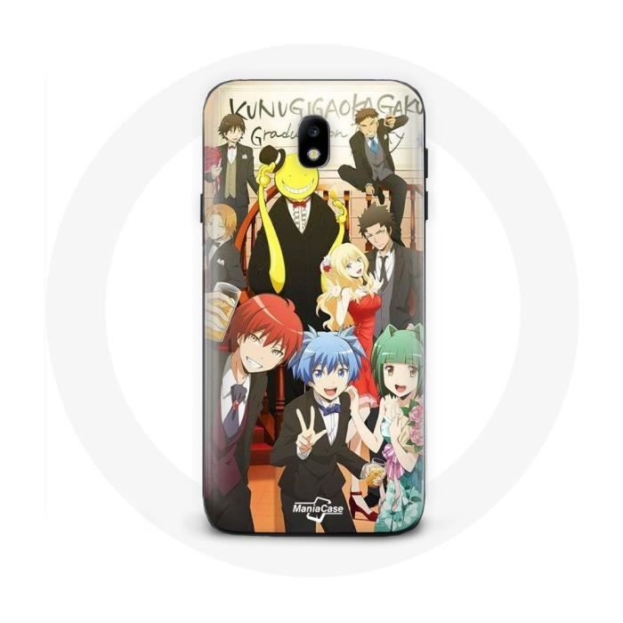 Coque - Maniacase - Samsung Galaxy J7 2017 - Silicone - Souple - Assassination Classroom Manga