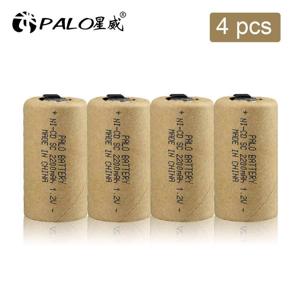 SC 2200 мАч 1,2 В Аккумуляторная батарея 1,2 В Sub C NI-CD элемент со сварочными выступами Электрическая дрель Отвертка Без батареи в сборе