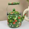 Этнический стиль расписной эмалированный горшок с ситечком, Бытовой кофейник, Чайник для кипячения воды для газовой индукционной плиты, Чайник для молока и чая