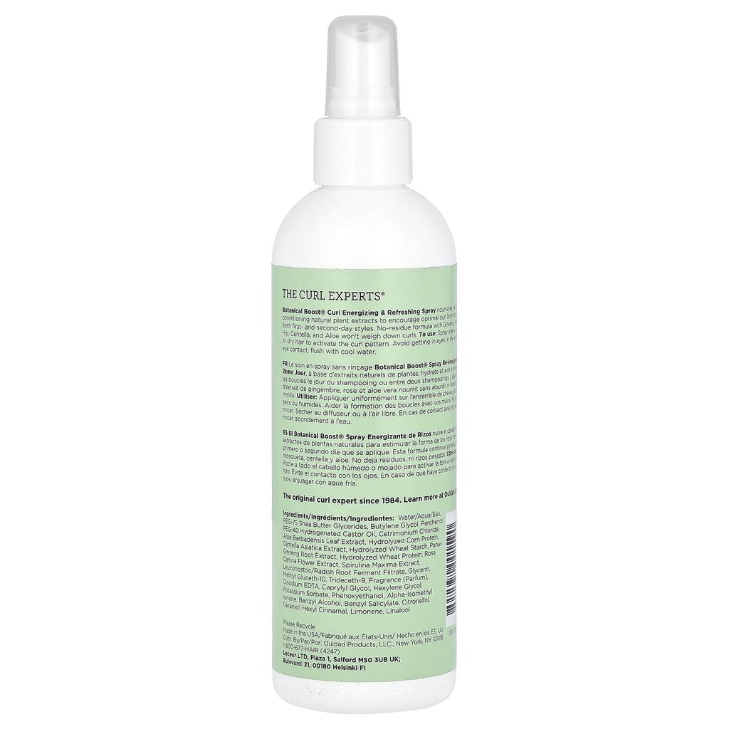 Botanical Boost®, Curl Energizing & Refreshing Spray, 250 Ml (8.5 Fl Oz)