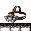 5 LED Flashlight Rechargeable with Built In 18650 Battery Strong Light Camping Adventure Fishing Head Light Headlamp