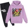 Kids 3D Hoodie Set Skibidi Toilet Pullover Tracksuit Speakerman  Children Sweater+ Pants