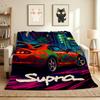 Supra Night Flannel Blanket Throw Blanket Soft Warm Sofa Bed Camping home Decor Unique Christmas Gift C926562