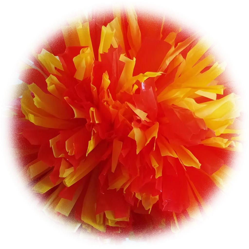 Spot Games Cheering Tools Flower Ball Children's La La La Colored Ball Flower Cheerleading Multi-color optional