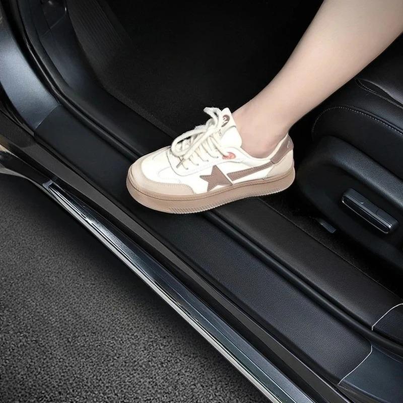 Для BMW X1 U11 U12 X3 X4 X5 Накладка на порог двери автомобиля Наклейка для защиты багажника Противогрязевые Устойчивые к царапинам Наклейки для интерьера