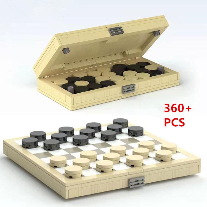 Шахматный набор, блоки, игрушки для взрослых, международная игра в шахматы, дорожные складные шахматные доски, набор детских мини-кирпичиков, детские образовательные подарки