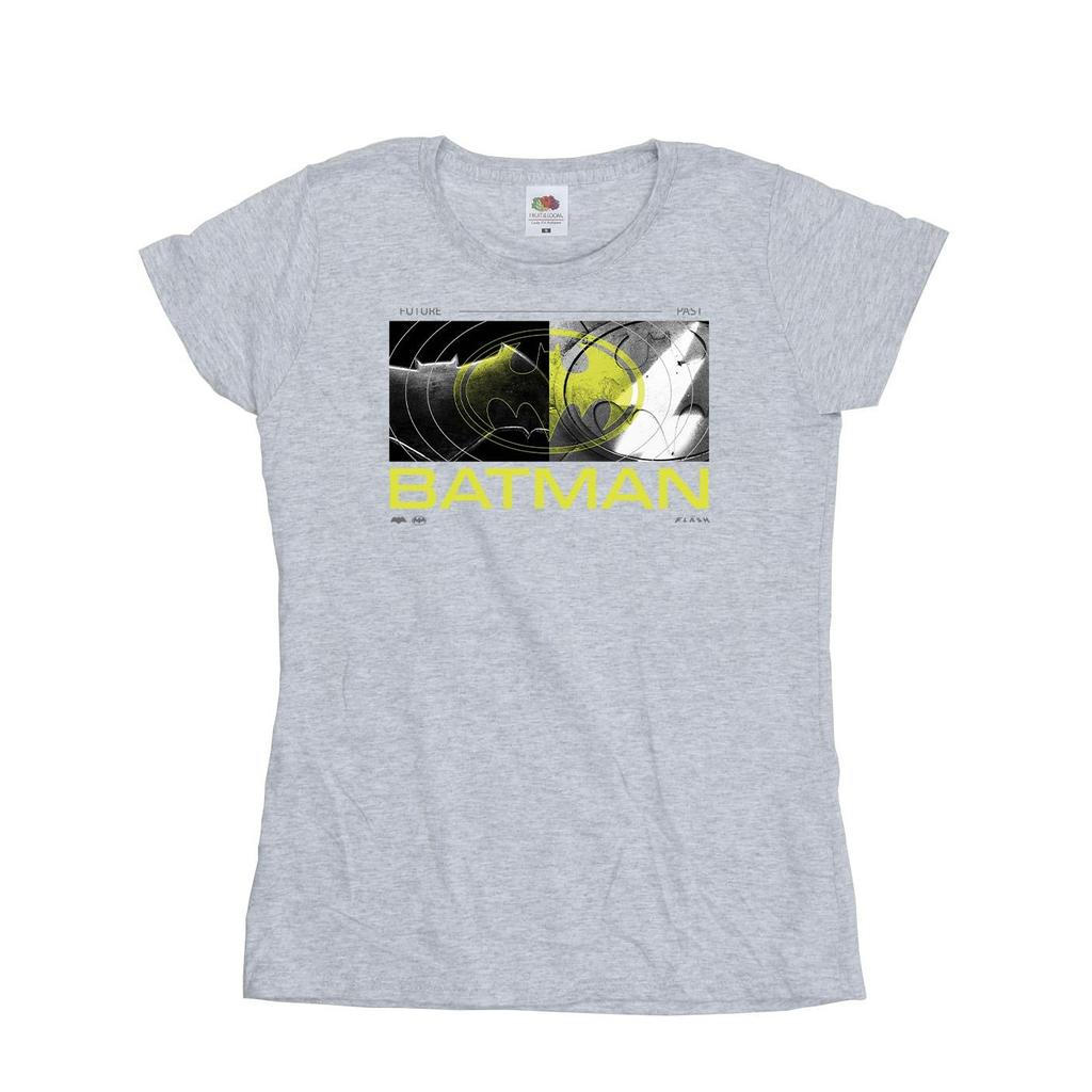 DC Comics Womens/Ladies The Flash Batman Future To Past Cotton T-Shirt