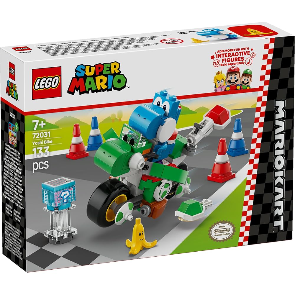 LEGO (LEGO) Super Mario Mario Kart (TM) - Yoshi Bike Mario Kart Toy Birthday Gift Blocks Boys Gir...