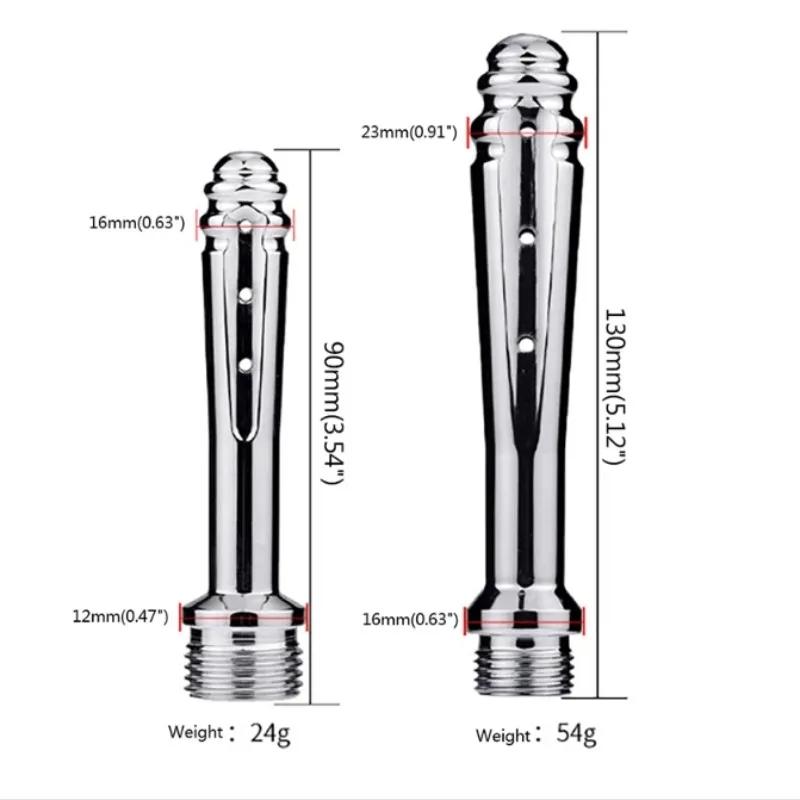 Металлический анальный дилататор из нержавеющей стали, очиститель, биде-краны, клизма-душ с напором, кран-биде для анальной очистки, анальные пробки, кран