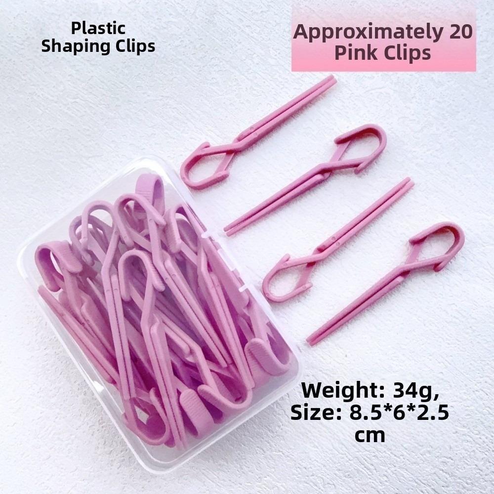 20pcs Pink Purple Nail Painting Protection Clip  for Manicure Tools