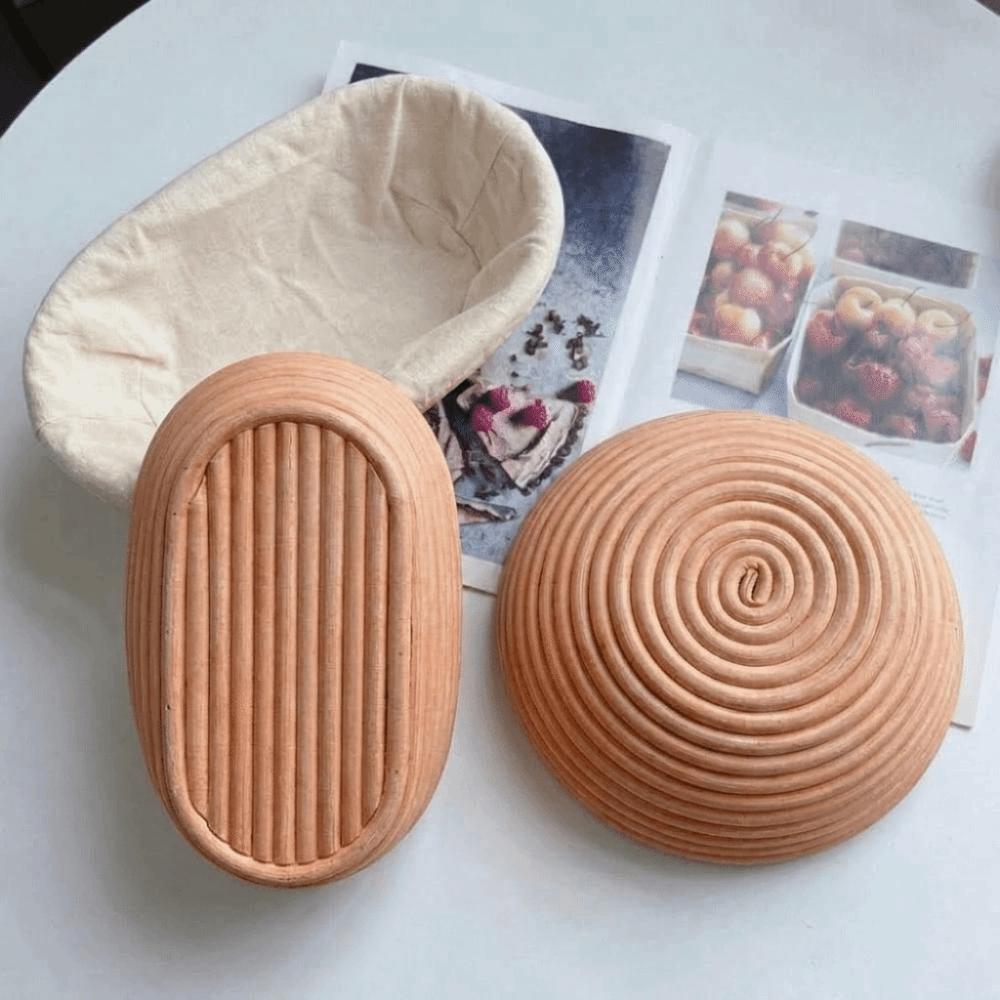 Round & Oval Bread Proofing Basket Decorative Sourdough Proofing Baske Professional Bakers