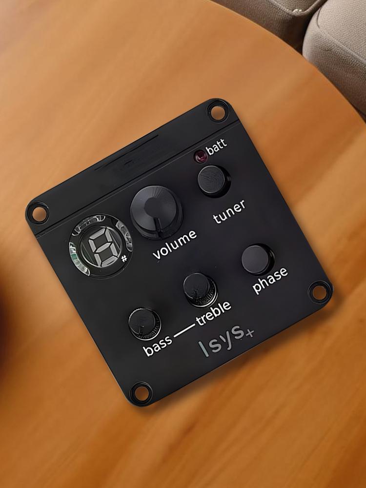 Звукосниматель для акустической гитары Предусилитель для акустической гитары Классический эквалайзер-тюнер для акустической гитары Пьезозвукосниматель для Fishman ISYS+ Аксессуары