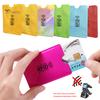 10Pcs Portable Anti-magnetic RFID Credit Bank ID Card Sleeve Protective Case