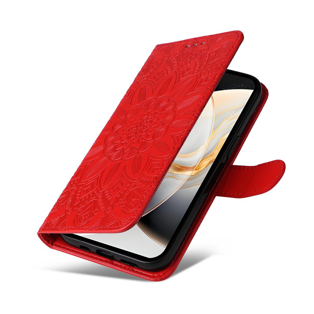 For Vivo X200 Pro Mini 5G Case Sunflower Imprint Leather Wallet Phone Cover