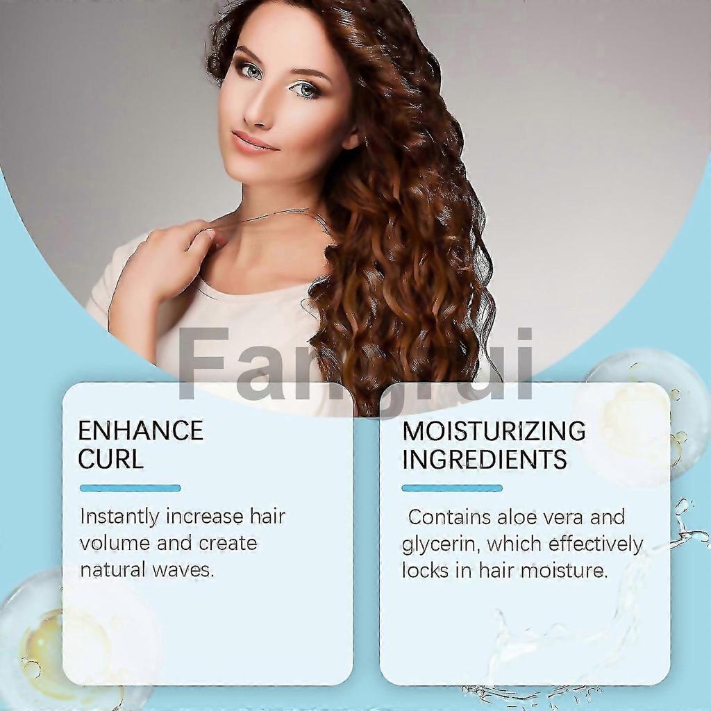 For Sea Salt Microvolume Spray For Curly Hair Moisturizing Lasting Hold Easy Styling