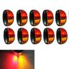 Double Color Red Yellow LED Side Marker Lights for Trucks Trailers Heavy Duty Vehicles with High Visibility Waterproof
