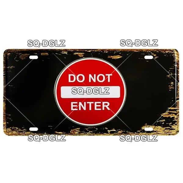 [SQ-DGLZ] Предупреждающий Человек Пещера Номерной Знак Оловянная Вывеска Магазин Бар Настенное Украшение Металлическая Вывеска Домашний Декор Живопись Таблички Художественный Плакат