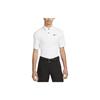 Dri Fit Tour Solid Logo Half Button Polo Shirt Men Tops White DR5298-100