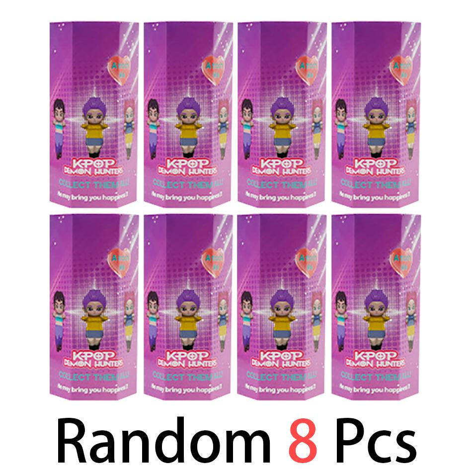 Версия Q K-pop Охотники на демонов коробка Фигурка Игрушка Derpys Tiger Rumi Mira Zoey Sussy Фигурка Кукла Фанаты Рождество день рождения Подарок
